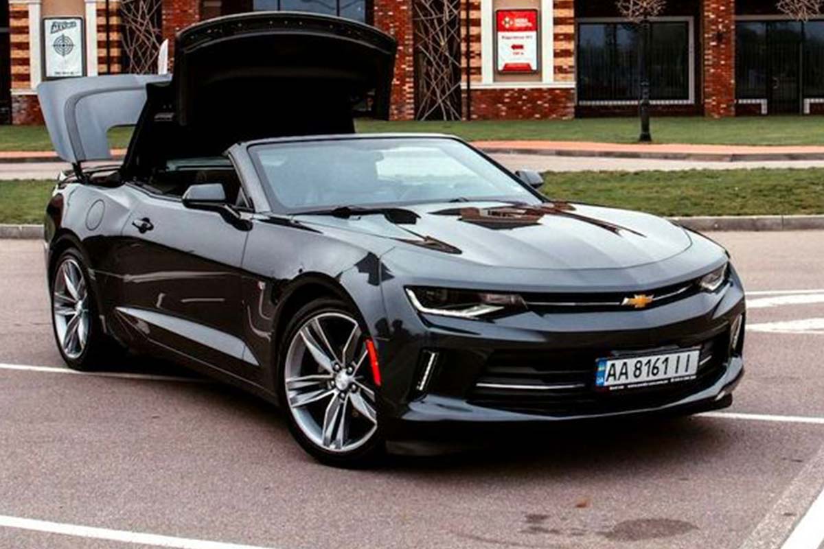 Convertible CHEVROLET CAMARO black 1