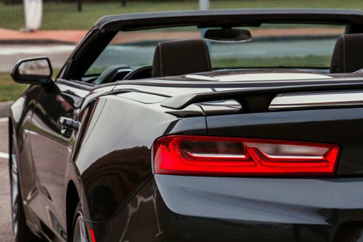 Convertible CHEVROLET CAMARO black 4