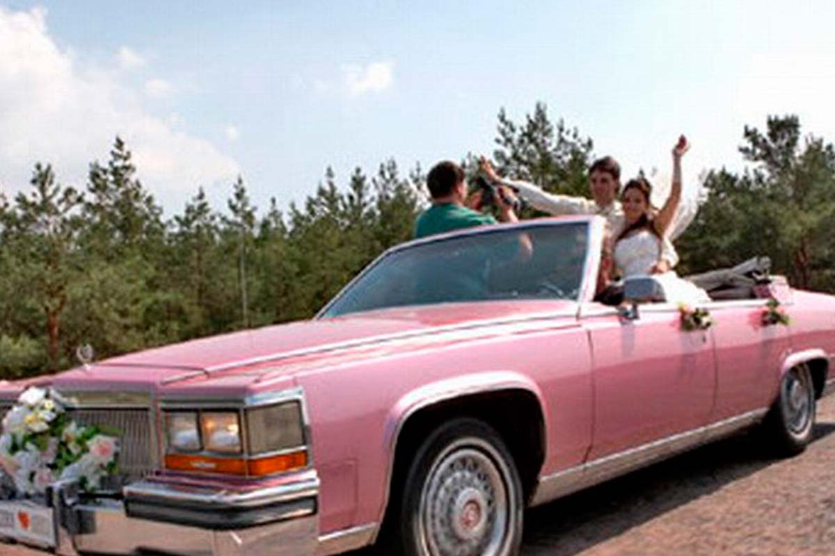 Retro car Cadillac Fleetwood 1