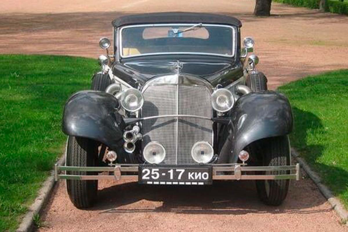 Retro car Mercedes 540 Borman 6