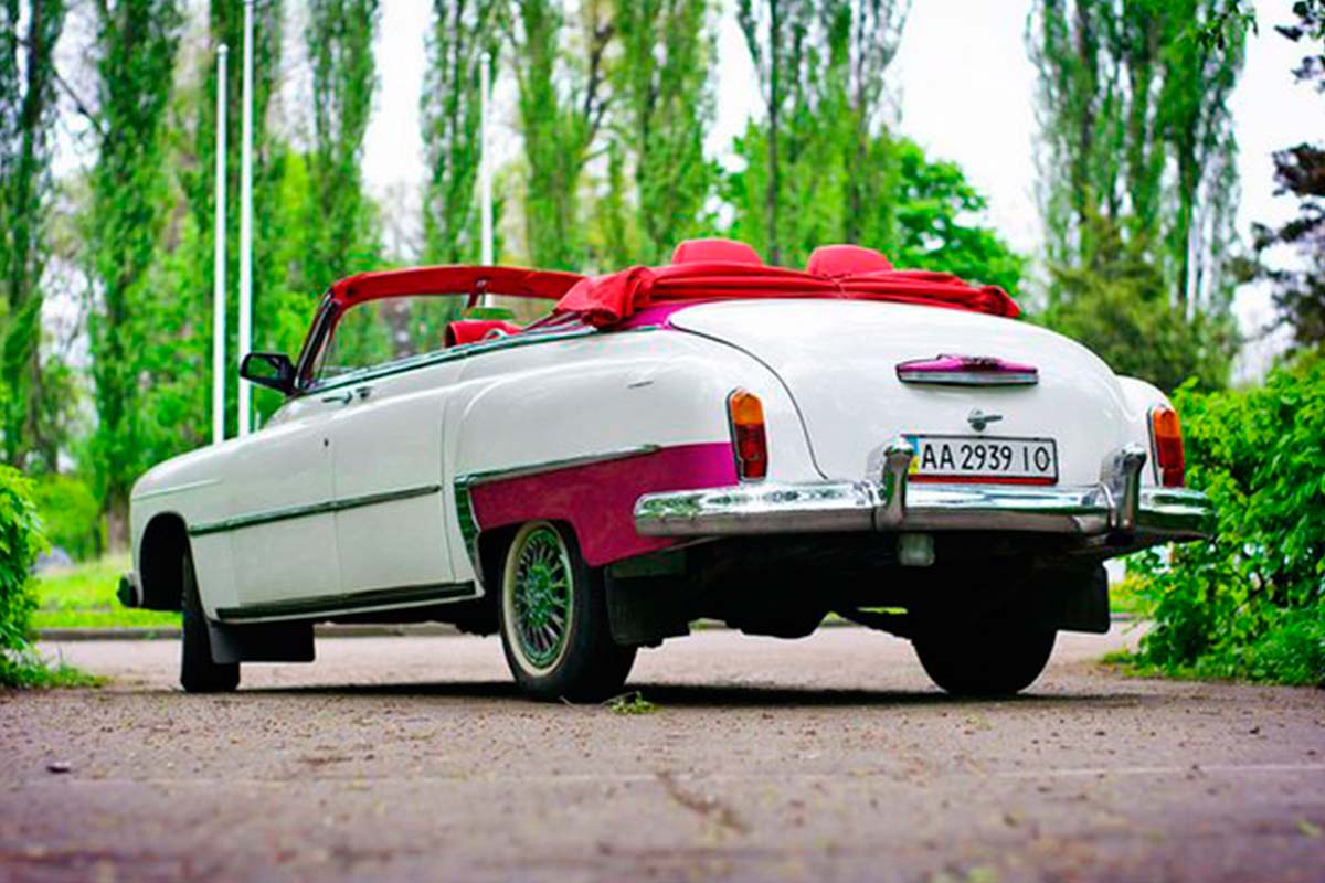 ZIM GAZ-12 cabrio pink 5
